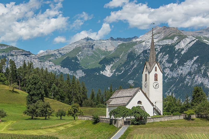 Parish Church, Versam, Grisons, Switzerland